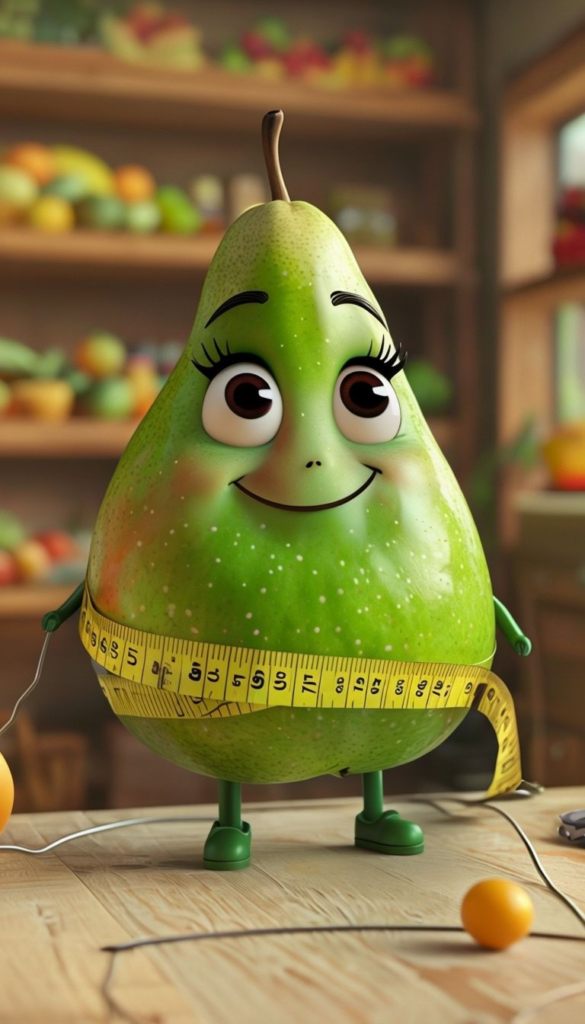 BODY TRIANGLEapple shape - AFRO GYM شكل الجسم الكمثري