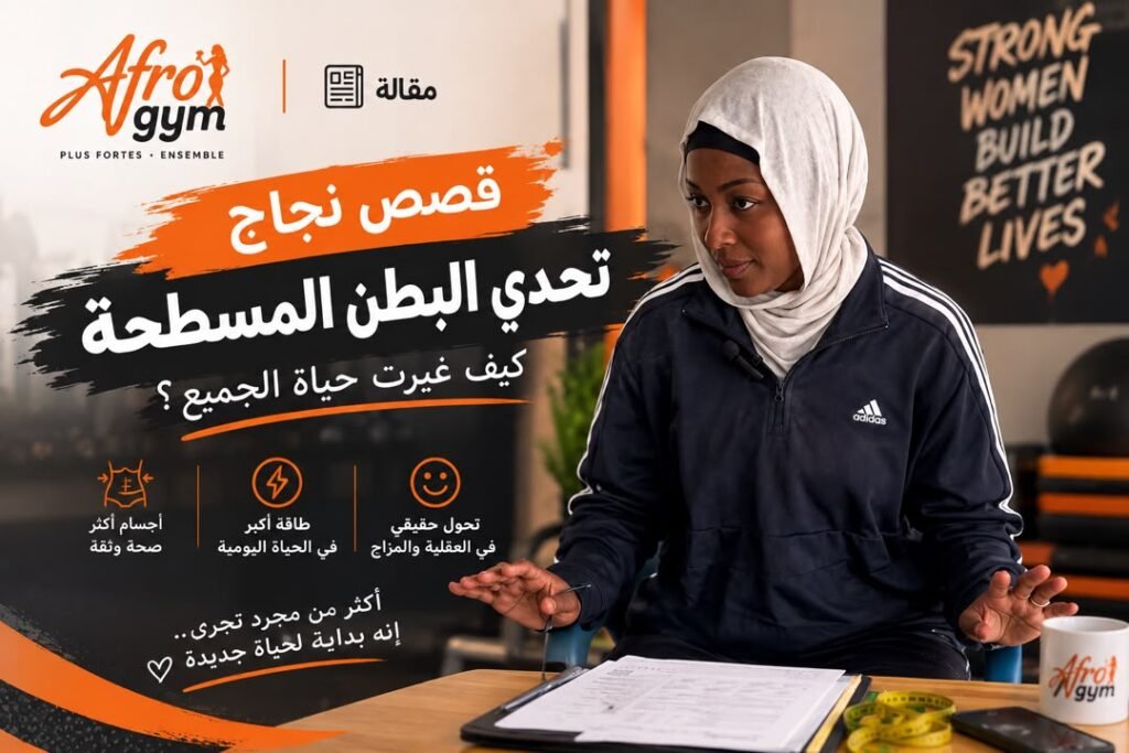 قصص نجاح في تحدي البطن المسطحة